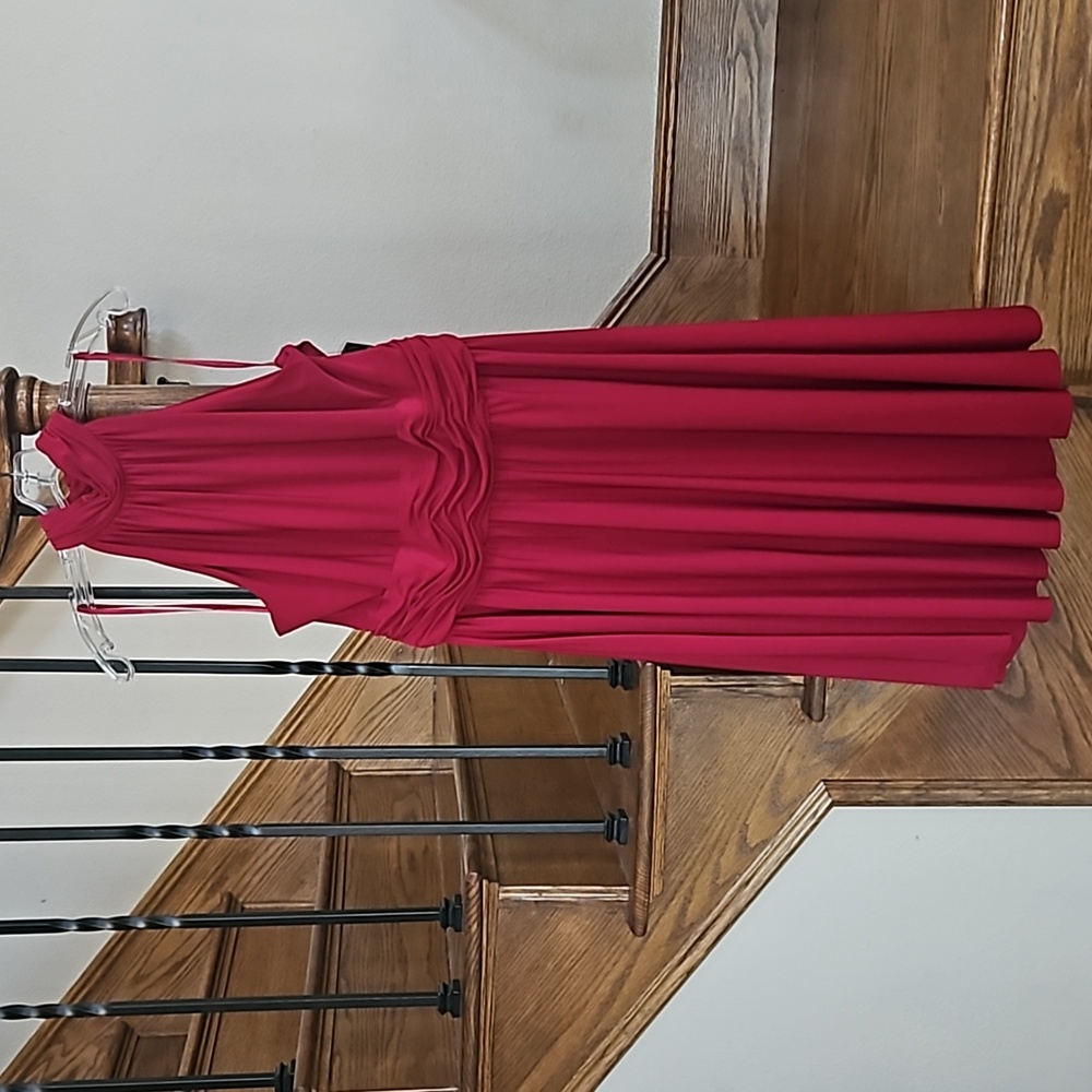 American Living Deep Red Sleeveless Dress - Picture 1 of 5